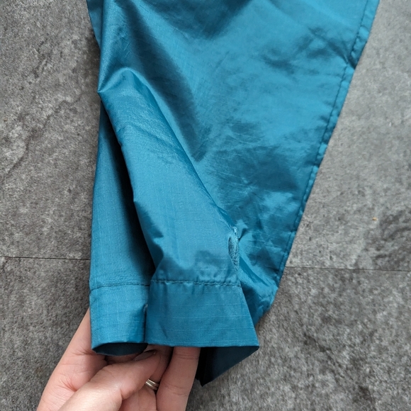 Vintage Helly Hansen rain pants Green teal Size medium - Picture 8 of 9